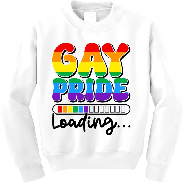 LGBT Retro Pride T Design Kids Sweatshirt