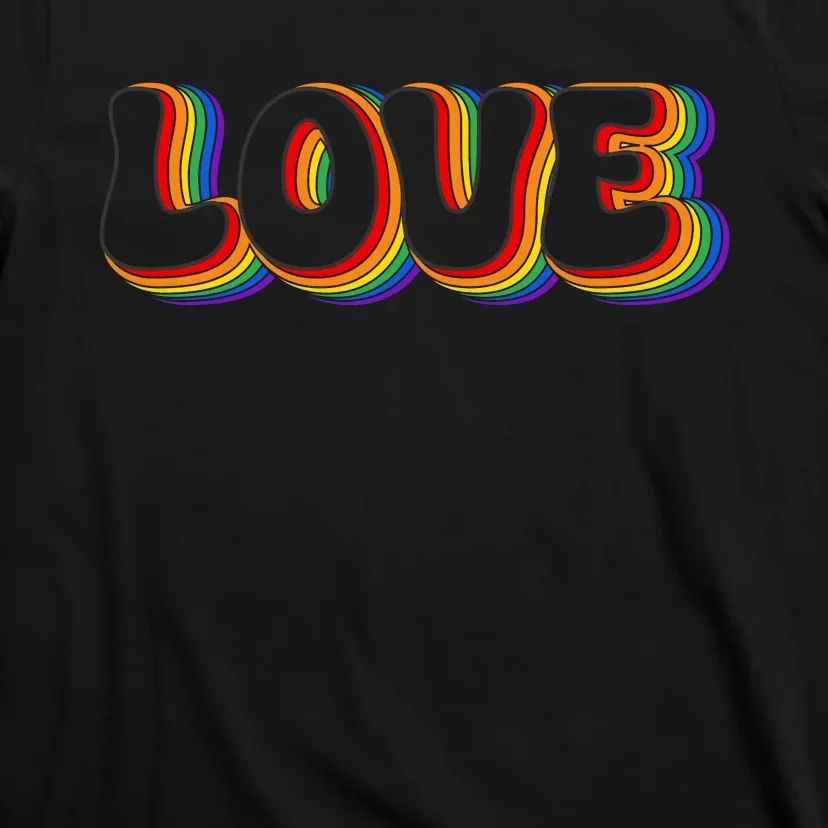 LGBT Retro Pride T Design T-Shirt