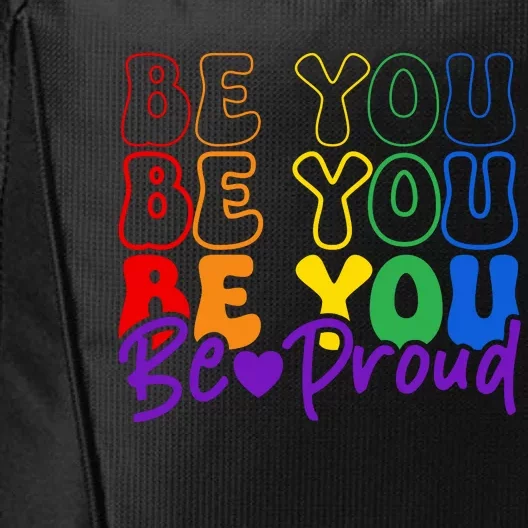 LGBT Retro Pride T Design City Backpack