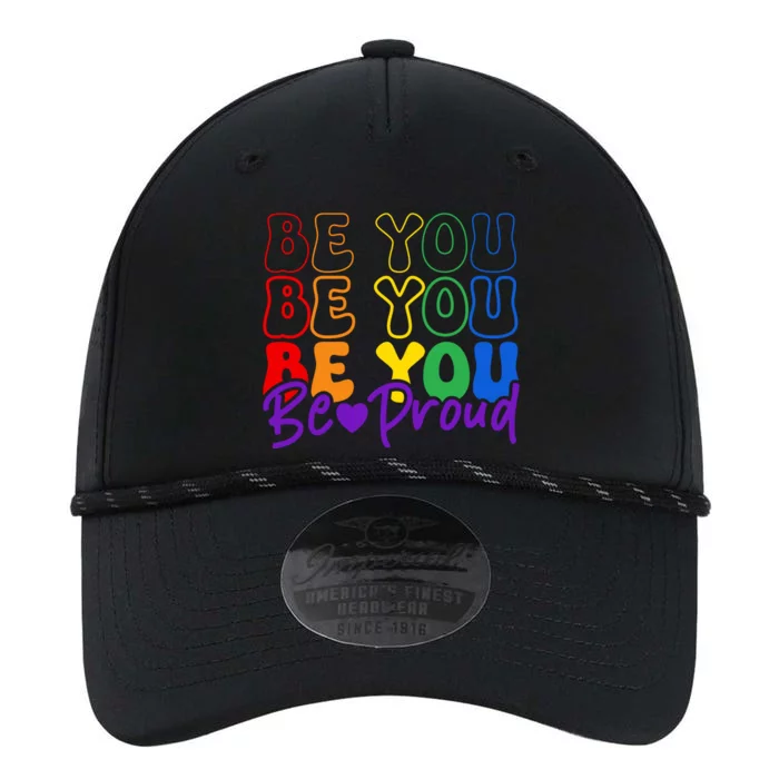 LGBT Retro Pride T Design Performance The Dyno Cap