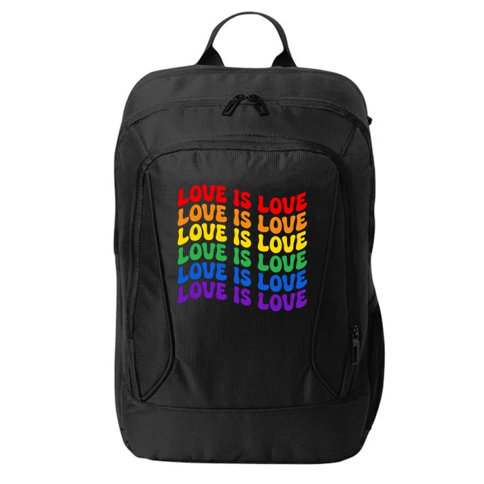 LGBT Retro Pride T Design City Backpack