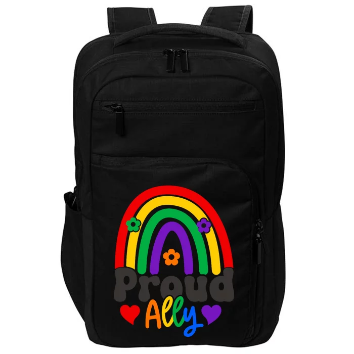 LGBT Retro Pride T Design Impact Tech Backpack