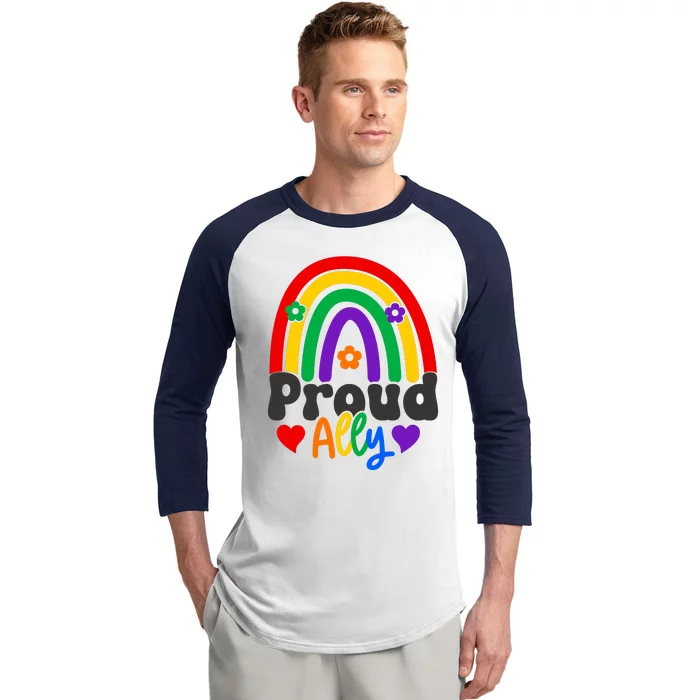 LGBT Retro Pride T Design Baseball Sleeve Shirt