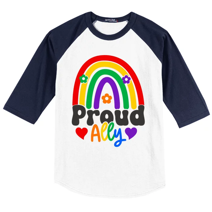 LGBT Retro Pride T Design Baseball Sleeve Shirt