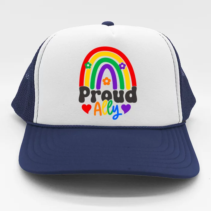 LGBT Retro Pride T Design Trucker Hat