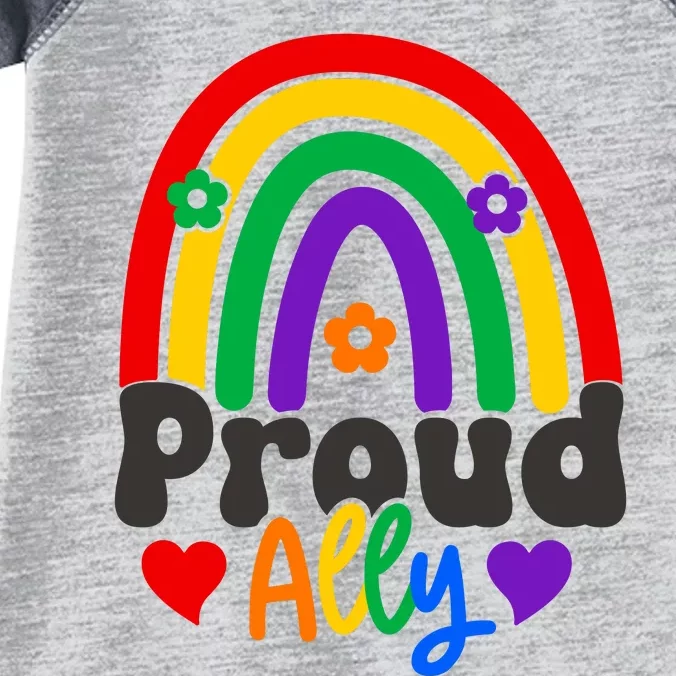 LGBT Retro Pride T Design Infant Baby Jersey Bodysuit