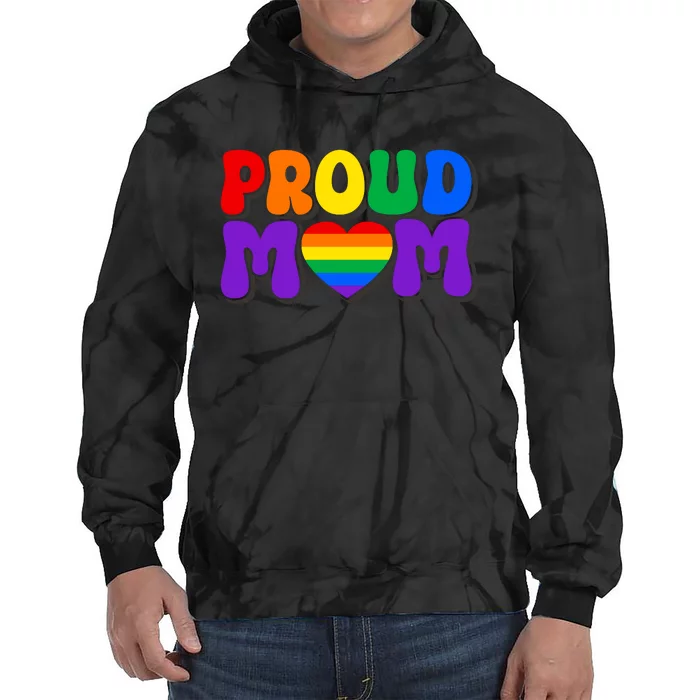 LGBT Retro Pride T Design Tie Dye Hoodie