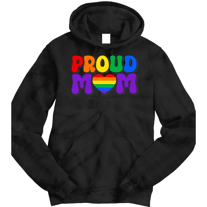 LGBT Retro Pride T Design Tie Dye Hoodie