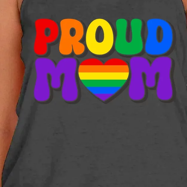 LGBT Retro Pride T Design Women's Knotted Racerback Tank