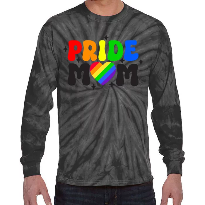 LGBT Retro Pride T Design Tie-Dye Long Sleeve Shirt