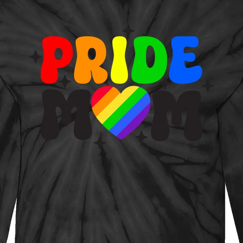 LGBT Retro Pride T Design Tie-Dye Long Sleeve Shirt