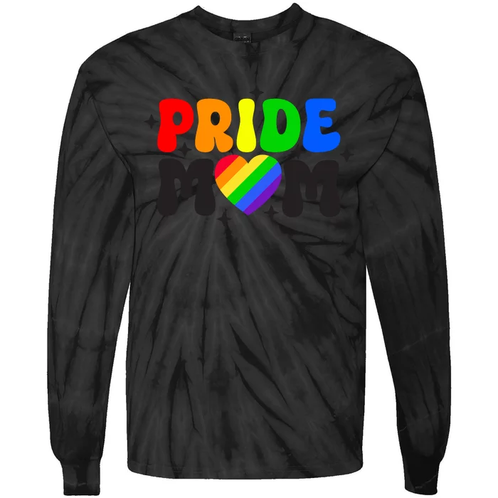 LGBT Retro Pride T Design Tie-Dye Long Sleeve Shirt