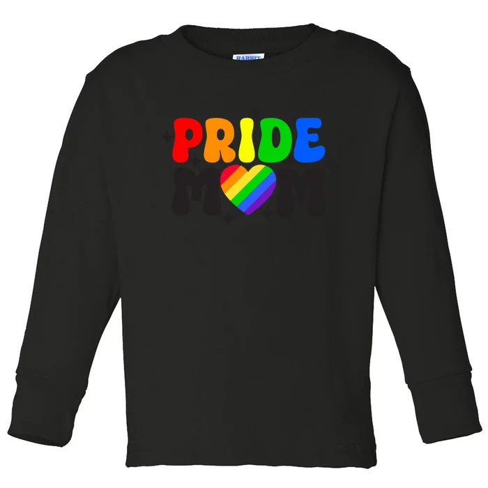 LGBT Retro Pride T Design Toddler Long Sleeve Shirt