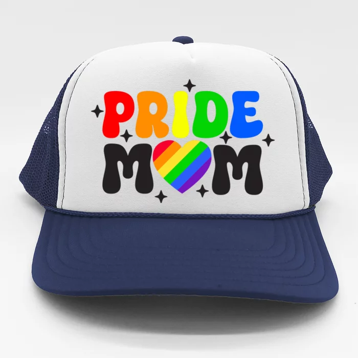 LGBT Retro Pride T Design Trucker Hat