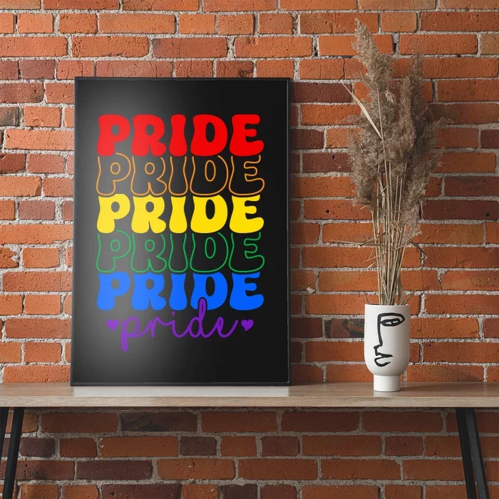 LGBT Retro Pride T Design Poster