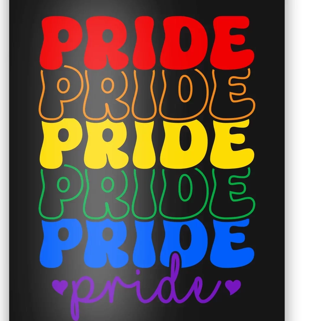 LGBT Retro Pride T Design Poster