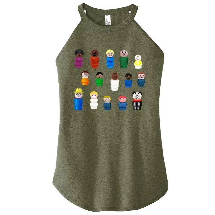 Little Round People Women’s Perfect Tri Rocker Tank