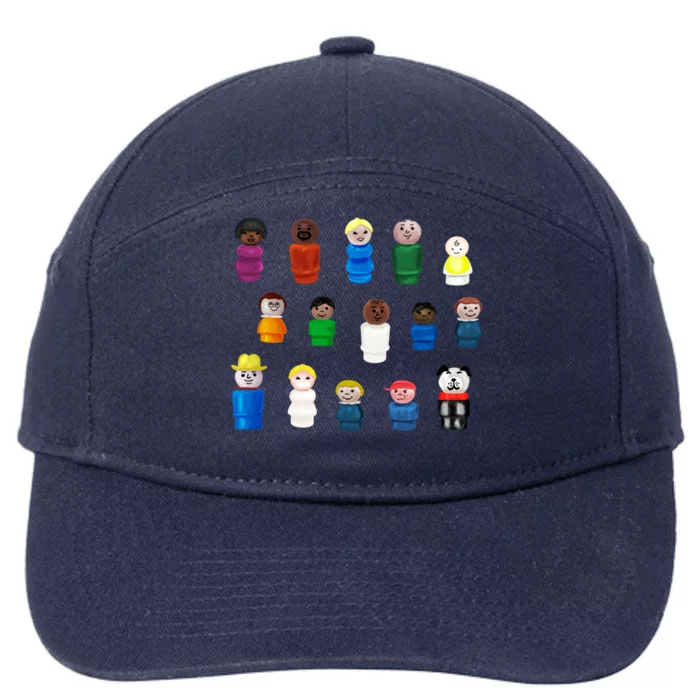 Little Round People 7-Panel Snapback Hat