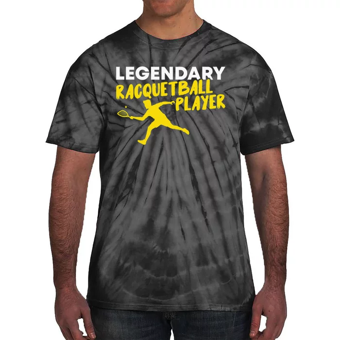 Legendary Racquetball Player Racquet Team Funny Tie-Dye T-Shirt