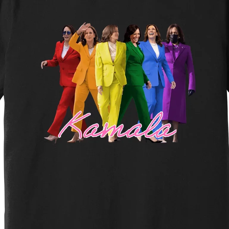 Lgbtq Rainbow Pride Flag Kamala Premium T-Shirt