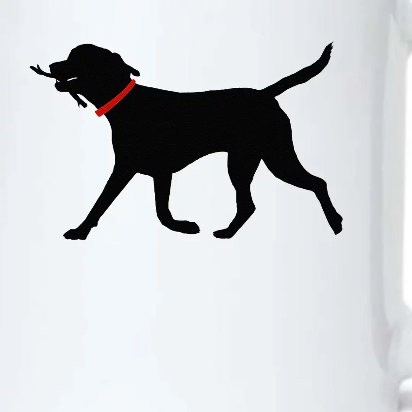 Labrador Retriever Play Fetch Black Lab Black Color Changing Mug