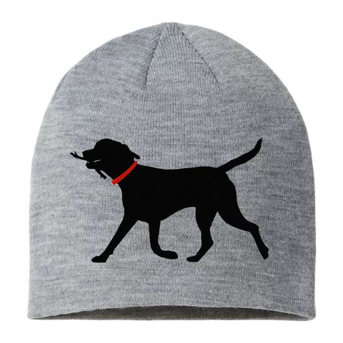 Labrador Retriever Play Fetch Black Lab 8 1/2in Sustainable Knit Beanie