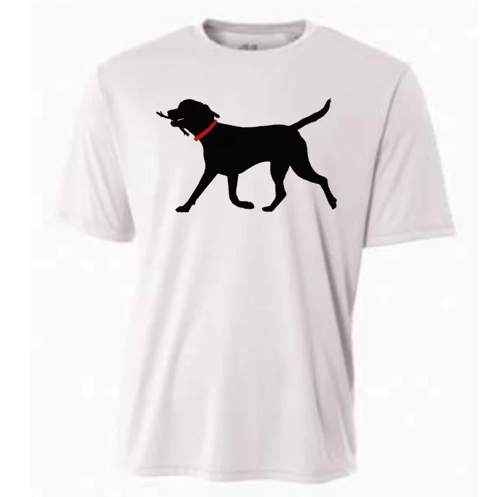 Labrador Retriever Play Fetch Black Lab Cooling Performance Crew T-Shirt