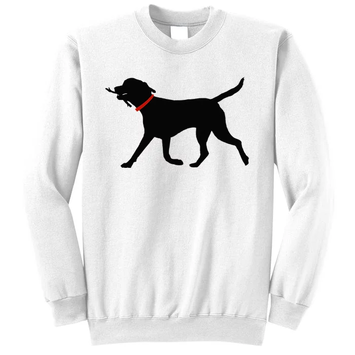 Labrador Retriever Play Fetch Black Lab Sweatshirt