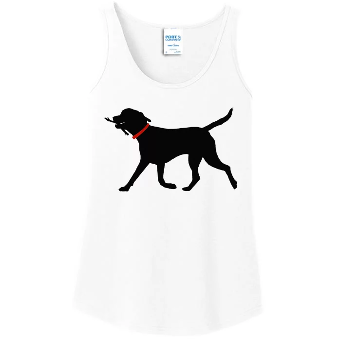 Labrador Retriever Play Fetch Black Lab Ladies Essential Tank