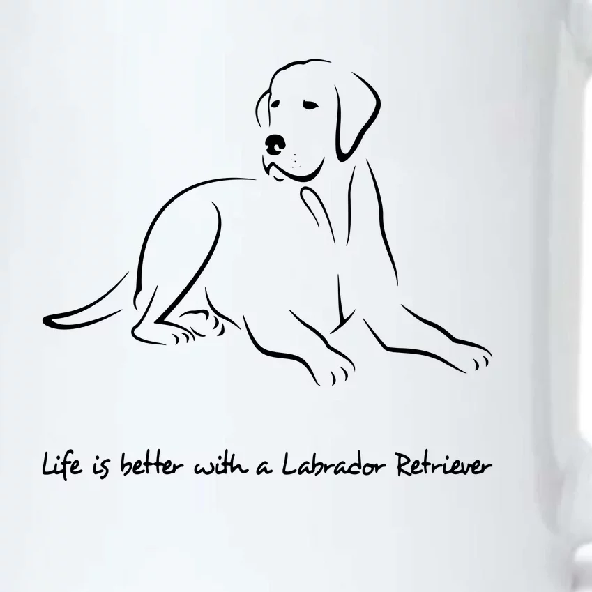 Labrador Retriever Premium T Black Color Changing Mug