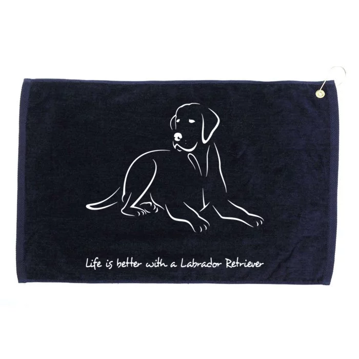 Labrador Retriever Premium T Grommeted Golf Towel