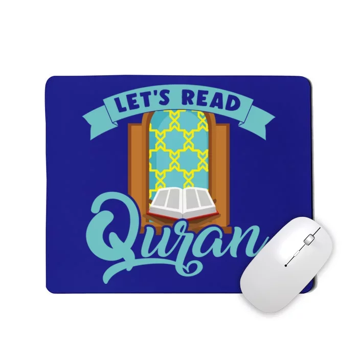 Lets Read Quran Muslim Islam Mosque Prayer Mat Religion Gift Mousepad