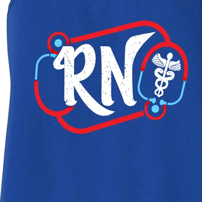 Lovely Rn Registered Nurse Are Super Heroes Gift Women's Racerback Tank