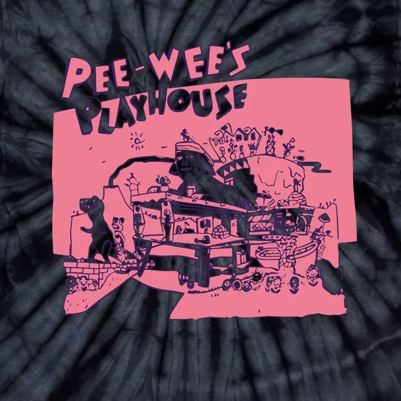 Limited Retro Rad PeeweeS Playhouse Tie-Dye T-Shirt