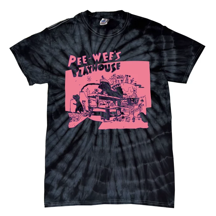 Limited Retro Rad PeeweeS Playhouse Tie-Dye T-Shirt