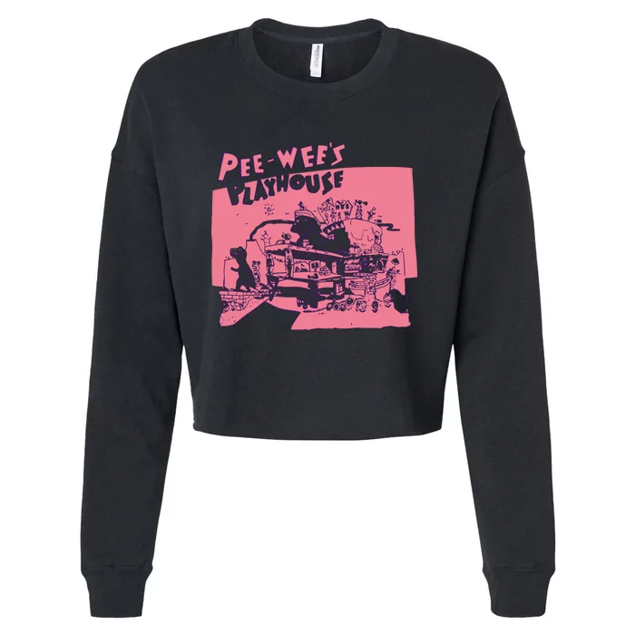 Limited Retro Rad PeeweeS Playhouse Cropped Pullover Crew