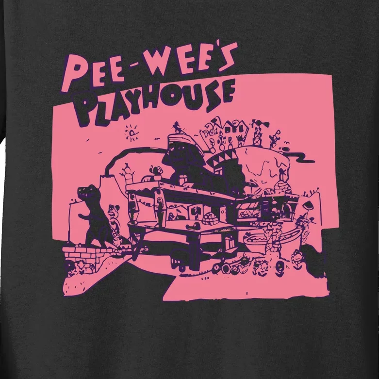 Limited Retro Rad PeeweeS Playhouse Kids Long Sleeve Shirt