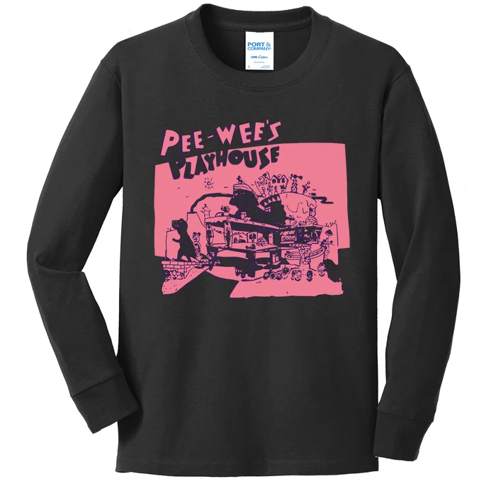 Limited Retro Rad PeeweeS Playhouse Kids Long Sleeve Shirt