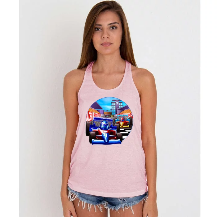 Let's Ride Racing Women's Knotted Racerback Tank