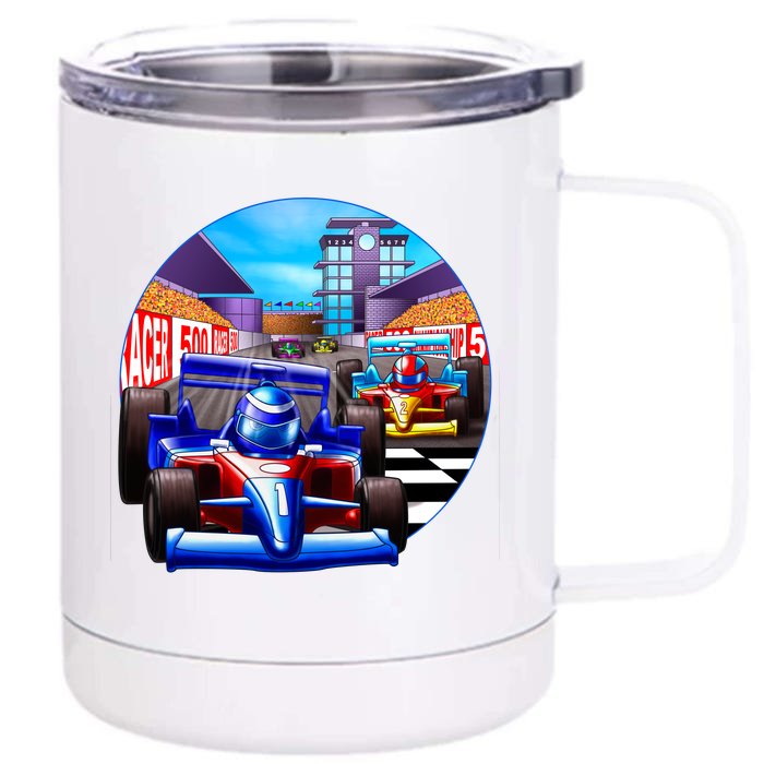 Let's Ride Racing Front & Back 12oz Stainless Steel Tumbler Cup