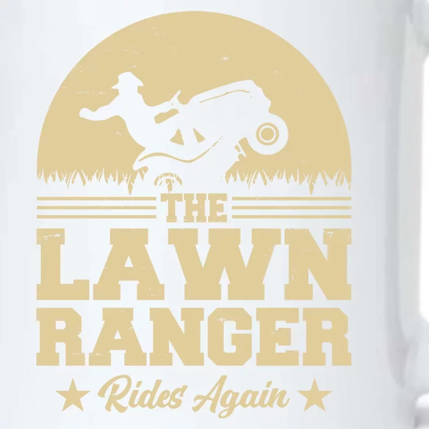 Lawn Ranger Rides Again Black Color Changing Mug