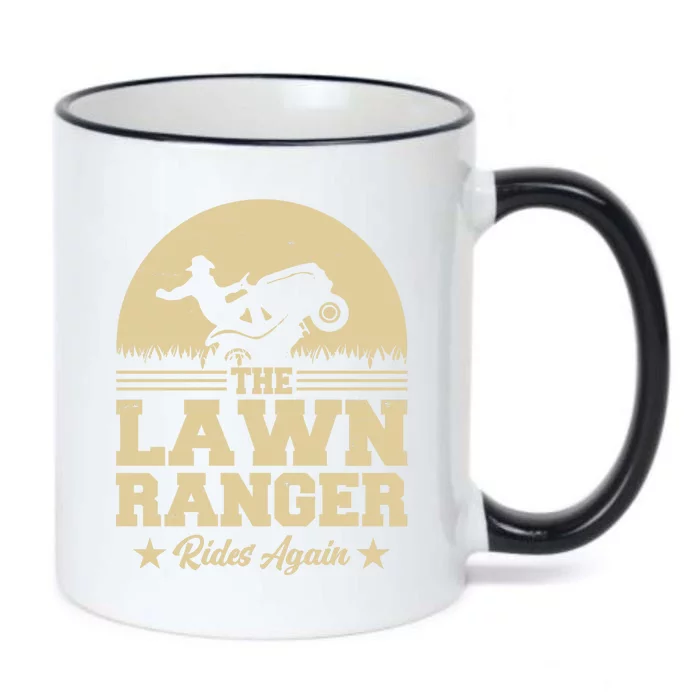 Lawn Ranger Rides Again Black Color Changing Mug