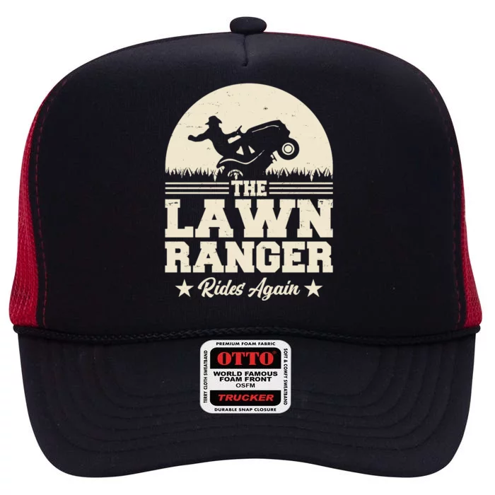 Lawn Ranger Rides Again High Crown Mesh Trucker Hat