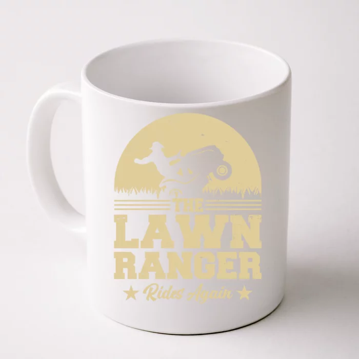 Lawn Ranger Rides Again Front & Back Coffee Mug