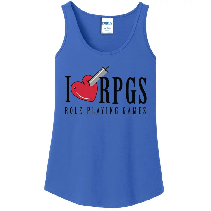 Love Rpg Role Playing Gamer Ladies Essential Tank