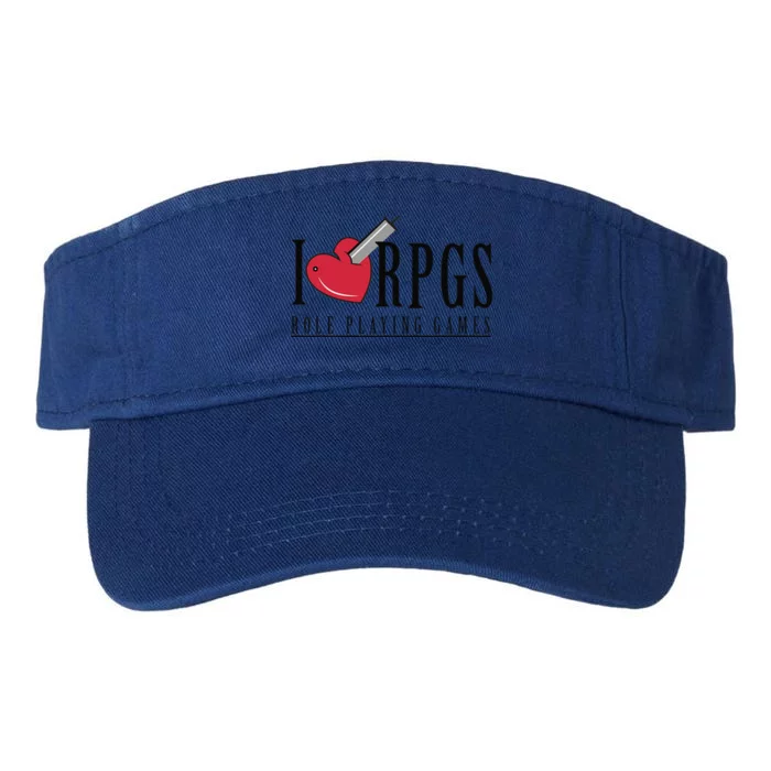 Love Rpg Role Playing Gamer Valucap Bio-Washed Visor