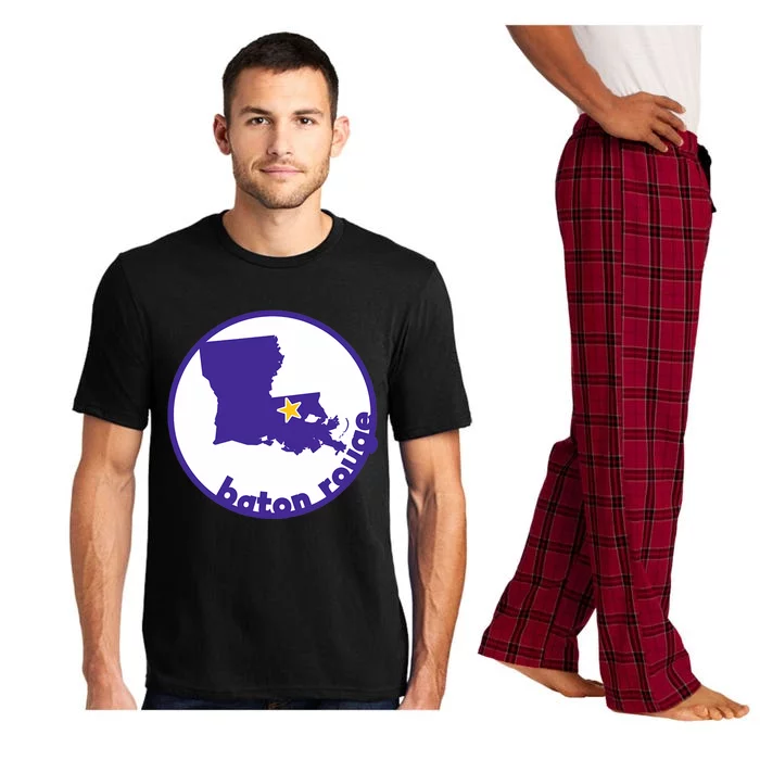 Louisiana Red Stick Baton Rouge Pajama Set