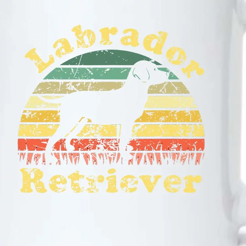 Labrador Retriever Sunset Vintage - Labrador Retriever Black Color Changing Mug