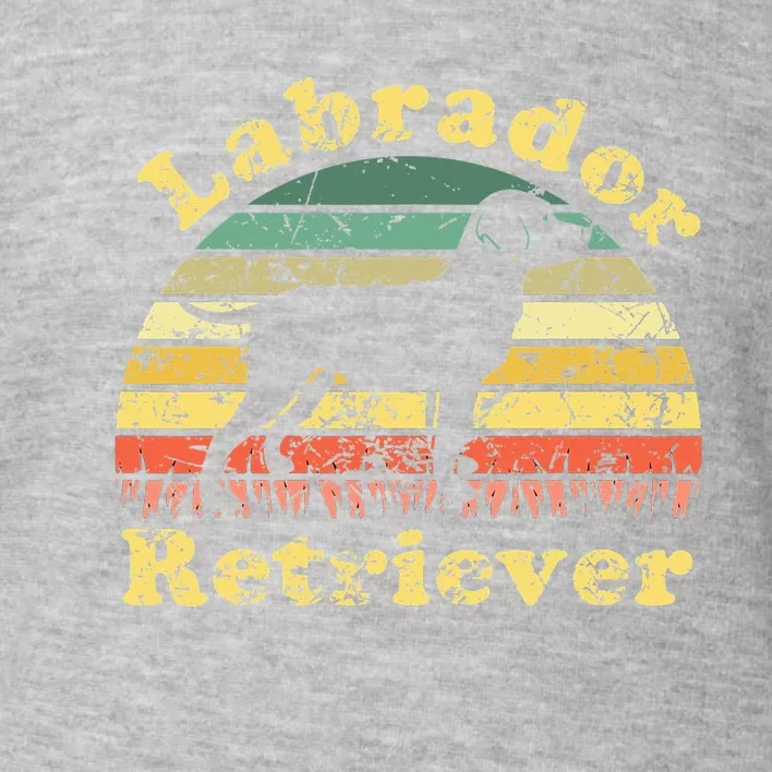 Labrador Retriever Sunset Vintage - Labrador Retriever Toddler Sweatshirt