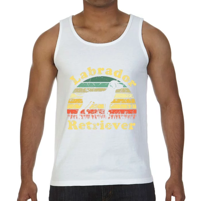 Labrador Retriever Sunset Vintage - Labrador Retriever Comfort Colors® Tank Top